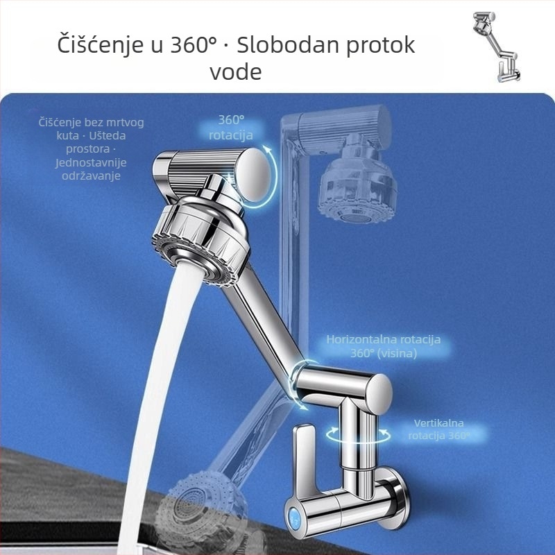 Miješalica slavina za umivaonik, ugrađena instalacija, 20 mm ulaz/izlaz, keramički disk ventila, elektroplatirani površinski sloj, 0-90°C