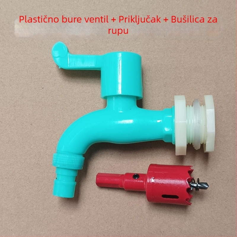 Električni plastični slavina za toplu vodu, keramički disk ventil, model 001, jednostavna konstrukcija