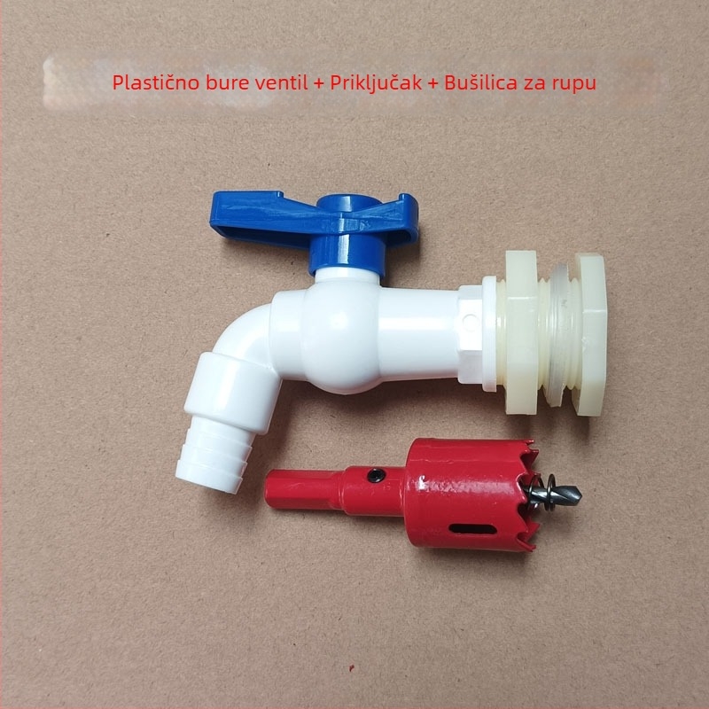Električni plastični slavina za toplu vodu, keramički disk ventil, model 001, jednostavna konstrukcija