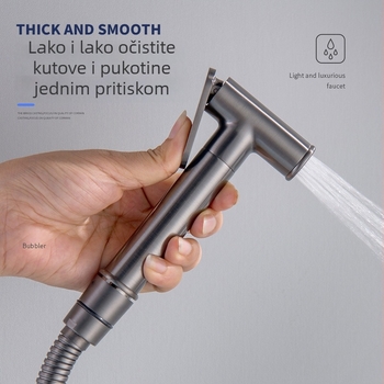 Zidni miješani tuš mixer, bakrenog materijala, keramički jezgreni, 0–90°C, 4 mm ulaz/izlaz