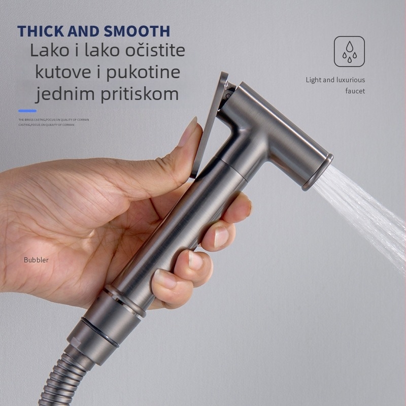 Zidni miješani tuš mixer, bakrenog materijala, keramički jezgreni, 0–90°C, 4 mm ulaz/izlaz
