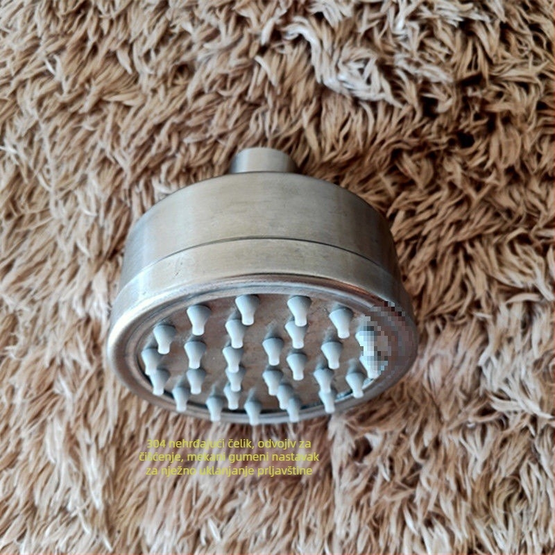 Tuš glava od nehrđajućeg čelika 304, zidna montaža, kišna funkcija, ušteda vode, elektroplatirani završetak, kineskog stila