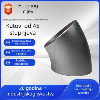 Nerđajući čelično koljeno, 45°/90°, zavareni spoj, nacionalni standard, Haoqing