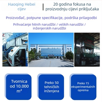 Nerđajući čelično koljeno, 45°/90°, zavareni spoj, nacionalni standard, Haoqing