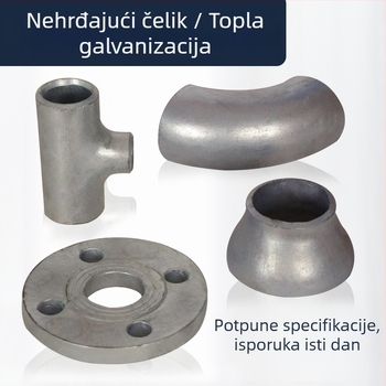 Zavareni koljeno od ugljičnog čelika, 90°, DN300, debljina zida 5 mm, Klasa A