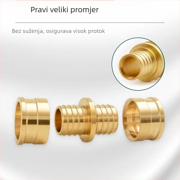 Spojni dijelovi za cijevi podnog grijanja prema nacionalnim standardima, aluminijsko-plastične cijevi, cijevi za toplu vodu, crijeva istog promjera