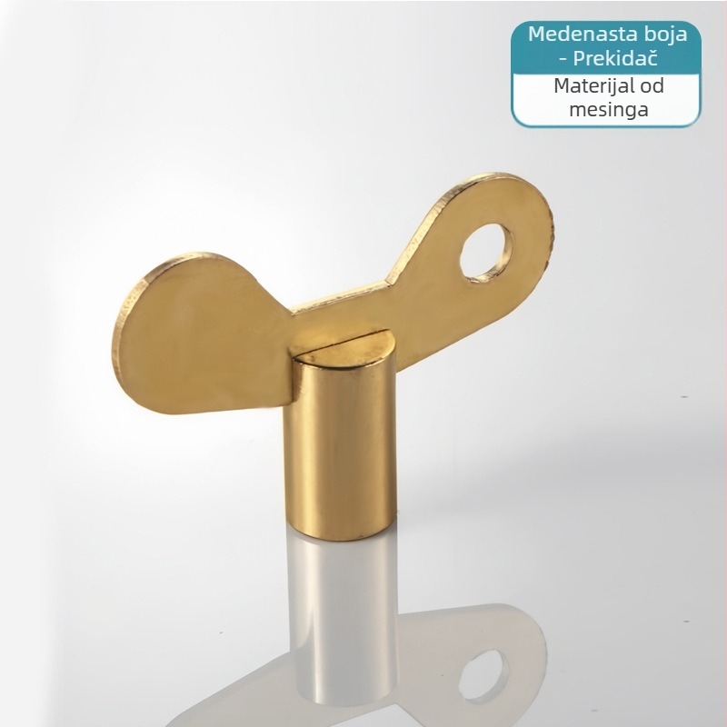 Vanjski zaključni ključ slavine s četverostrukom univerzalnom ručkom, tijelo od željeza, keramički disk ventil, CE-certificirano