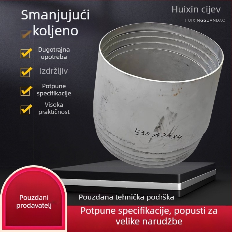 Koljeno od nehrđajućeg čelika: koncentrirani reduktor s velikim i malim otvorima, otporan na koroziju, visok tlak