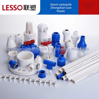 PVC kuglični ventil, marke Liansu, model Ball valve, debljina stijenke 2.0 mm, Nacionalni standard