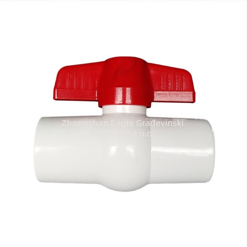 PVC kuglični ventil, marke Liansu, model Ball valve, debljina stijenke 2.0 mm, Nacionalni standard