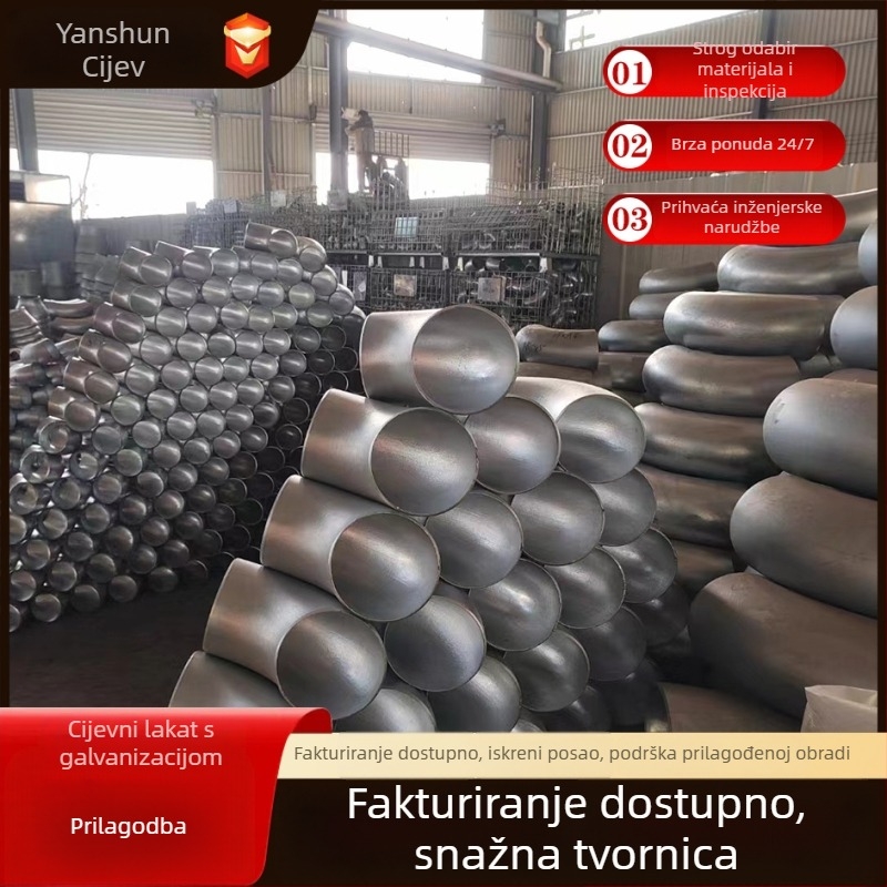 Lakat cijevi od ugljičnog čelika, galvanizirana, bezšavna, zavarena, visok tlak