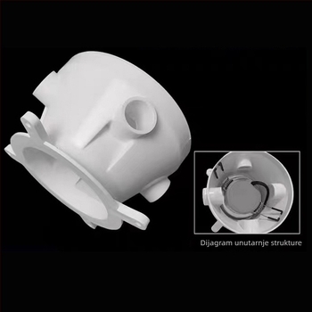 Ugradbena donja kutija za downlight, PVC, model 80, serija Downlight embedded parts, zaštita kućišta: Izvrsna, debljina zida: prilagodljiva