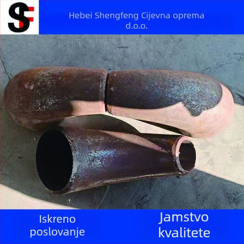 Kut cijevi od ugljičnog čelika, zavareni spoj, debljina stijenke 9 mm, otporno na koroziju i visok tlak
