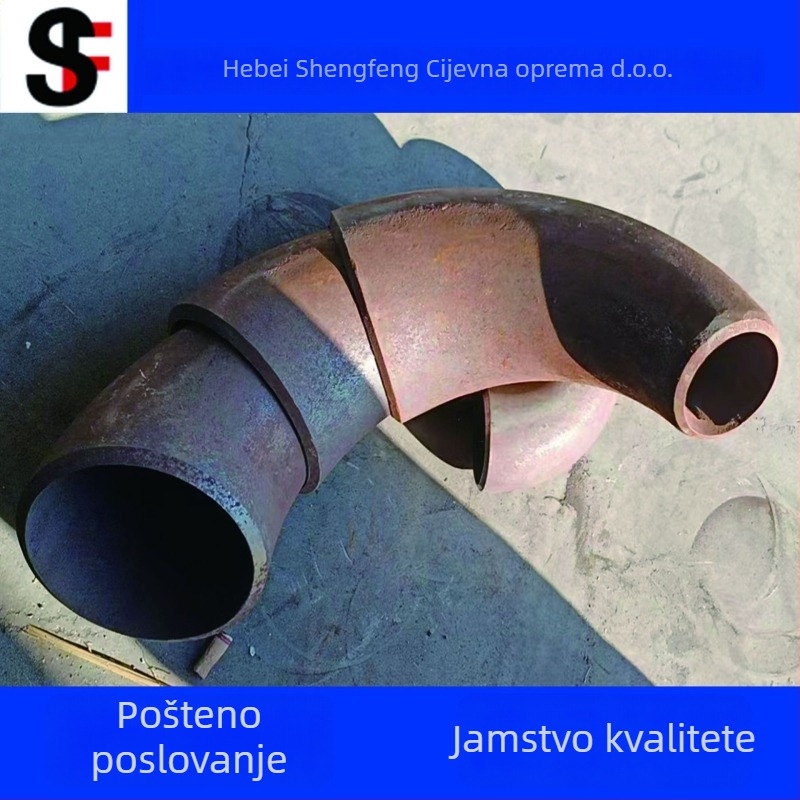 Kut cijevi od ugljičnog čelika, zavareni spoj, debljina stijenke 9 mm, otporno na koroziju i visok tlak
