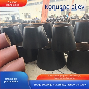 Čelični redukcijski T spoj, koncentrični redukcijski T, zavaren spoj, materijal ugljični čelik, razina AAAAA, otporan na koroziju