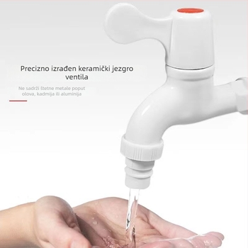 PVC slavina za vodoopskrbne cijevi – plastična, model 20, razina 1