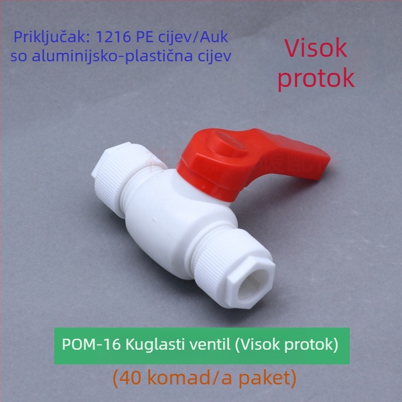 POM ventil s brzim spojem, model POMDLLQF, debljina stijene 3, razred A