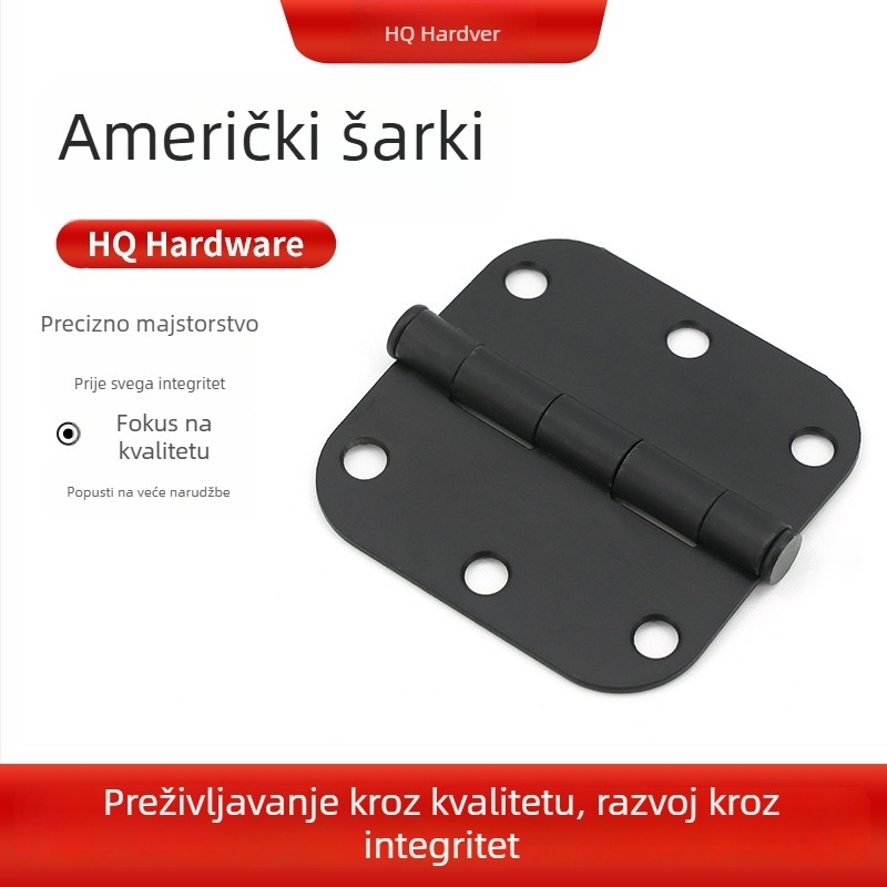 HZ šarka – željezna, tanak šarka za unutarnja vrata, galvanizirano, moderni minimalistički stil, mogućnost privatne oznake