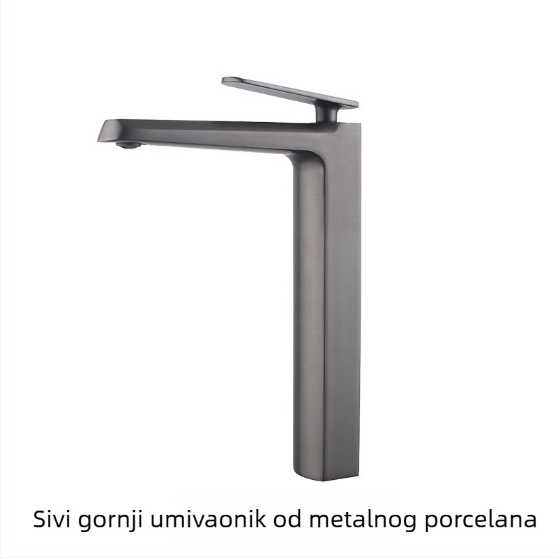 Slavina za umivaonik od mjedi, DRF-CT10, 0–90 °C, keramičko jezgro ventila