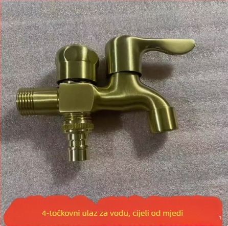 Bakar slavina, jednostruka konstrukcija, keramički jezgrni ventil, za kućnu upotrebu