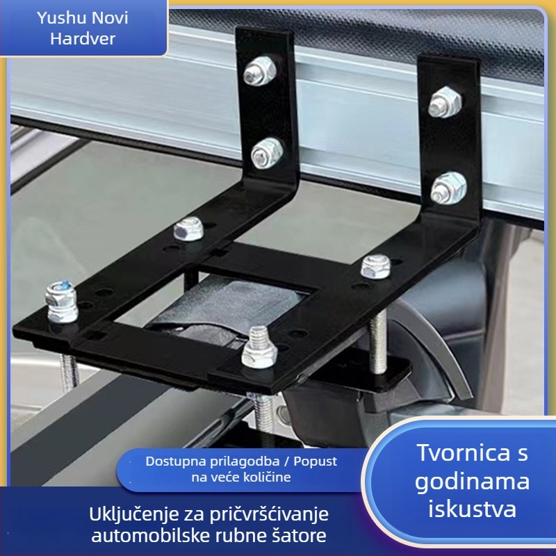 Komplet nosača za bočnu automobilsku šator montažu s dijelovima za križne šipke, šator serije, marka yxj, materijal željezo