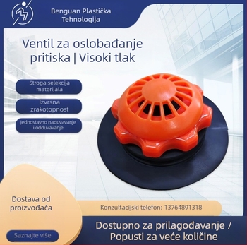 PVC ventil za redukciju tlaka (PVC materijal; Crown marka; sigurno oslobađanje tlaka)