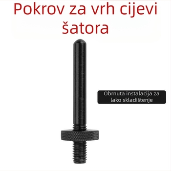 Aluminijski ferrule za šatorsku šipku s vijčanim spojem za potporu šatora