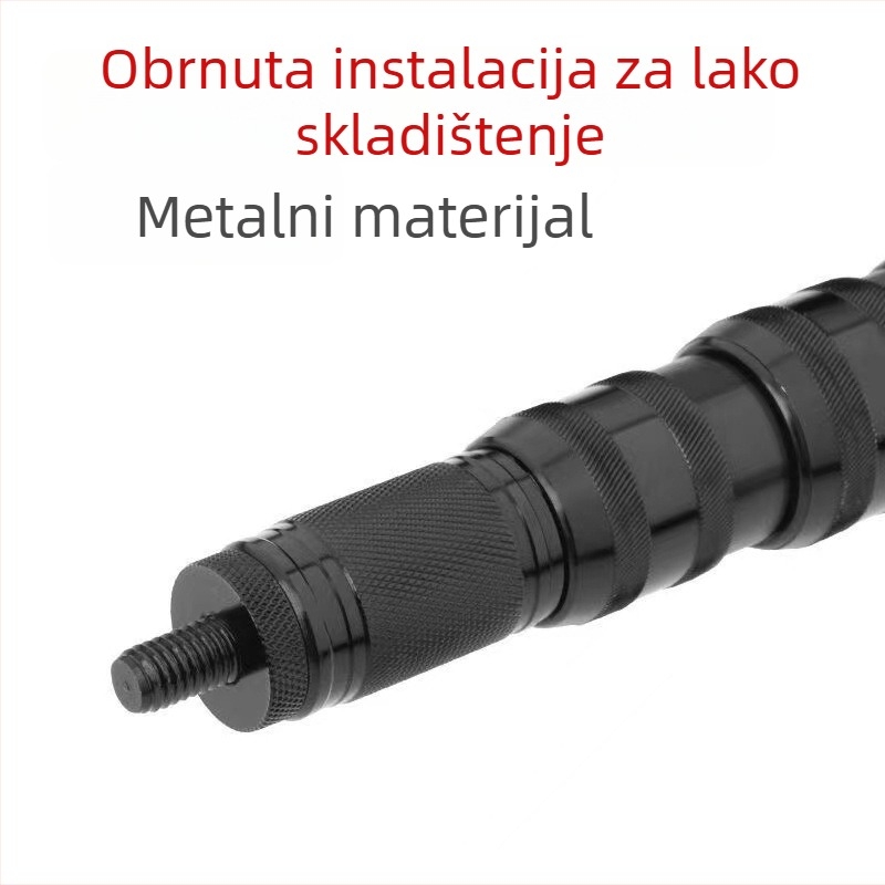Aluminijski ferrule za šatorsku šipku s vijčanim spojem za potporu šatora