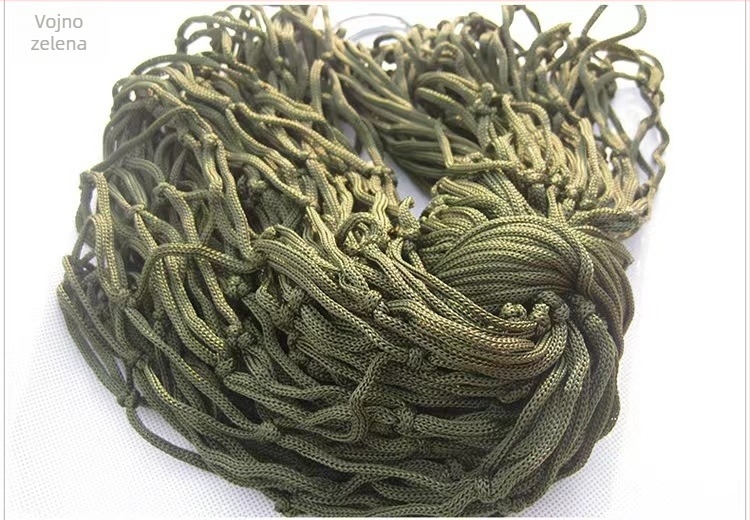 Usop mrežasti hamak za kampiranje – poliester, nosivost 200 kg, masa 450 g