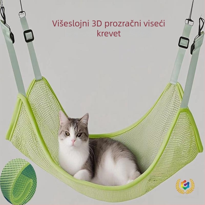 Mačji viseći krevet - metalni okvir - viseći krevet, gnijezdo/kavez