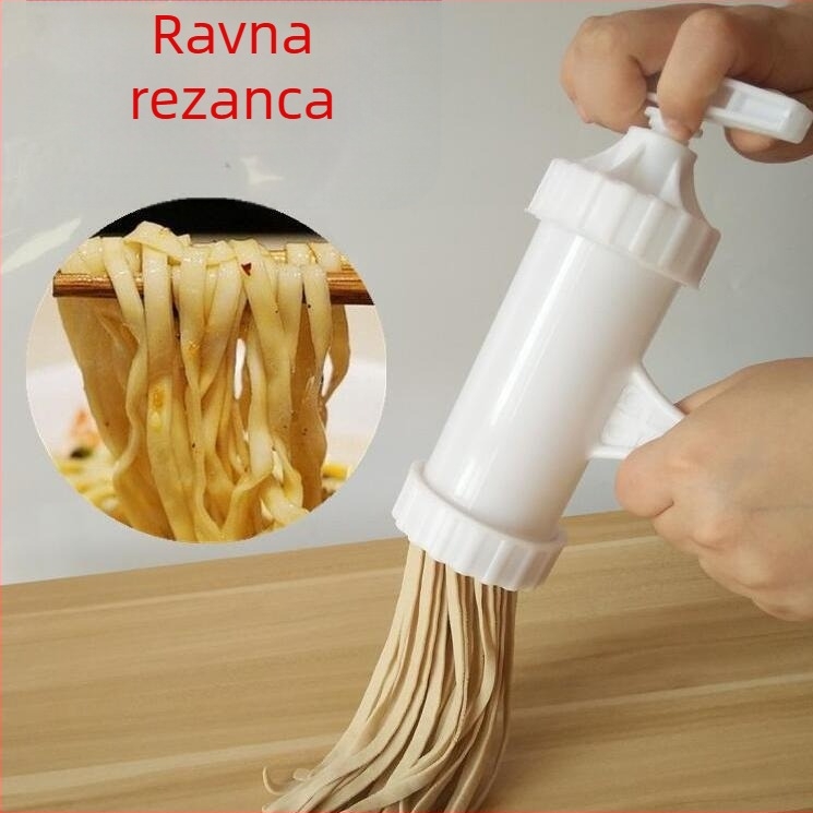 Stroj za rezance i tjesteninu s ručnim pogonom, punjač za kobasice i DIY kalup za kobasice (za kućnu upotrebu)
