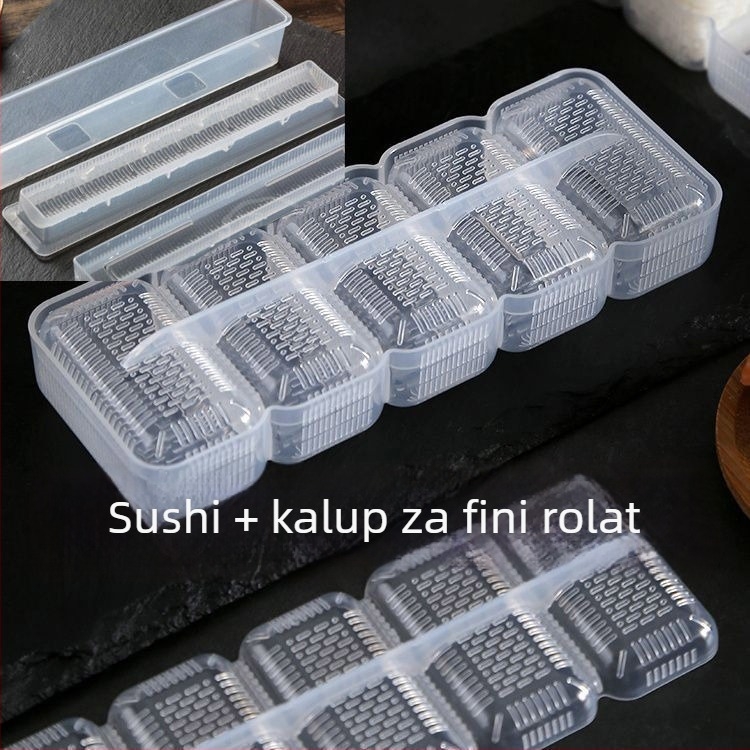 Pet-dijelni plastični set za formiranje rižinih kuglica i sushi s nori