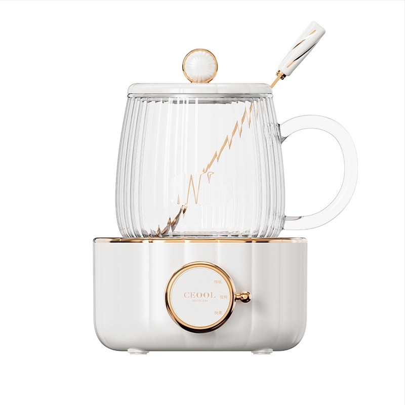 Mini električna šalica za zdravlje: 400W, 600 ml, grijanje sa dna, automatsko isključivanje i zaštita od pregrijavanja