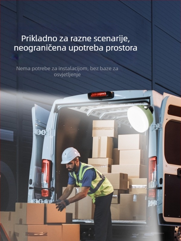 Chigo kamp svjetlo – solarno napajano LED, 20W, dugotrajno kamp svjetlo s funkcijom nužde.