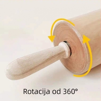 Drveni valjak za tijesto za kućnu upotrebu, valjak za tjesteninu i presu za tijesto za punjenje, moderni minimalistički stil