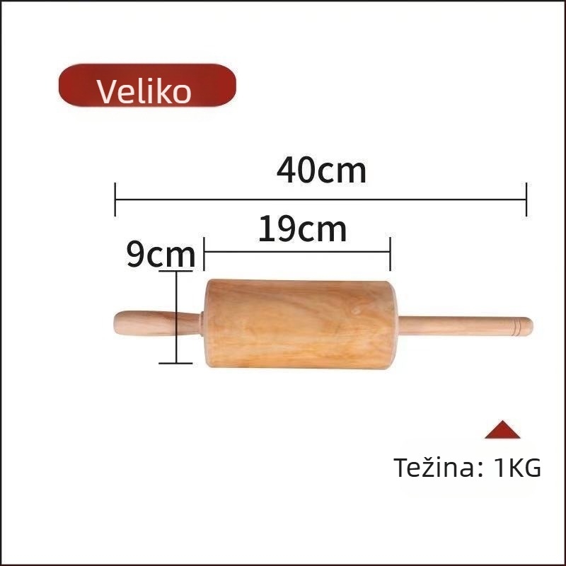 Drveni valjak za tijesto za kućnu upotrebu, valjak za tjesteninu i presu za tijesto za punjenje, moderni minimalistički stil