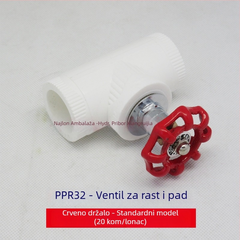 Jadro ventila tipa circlip za PPR i bakrene cijevi, visoka temperatura, model 202532, debljina zida 4