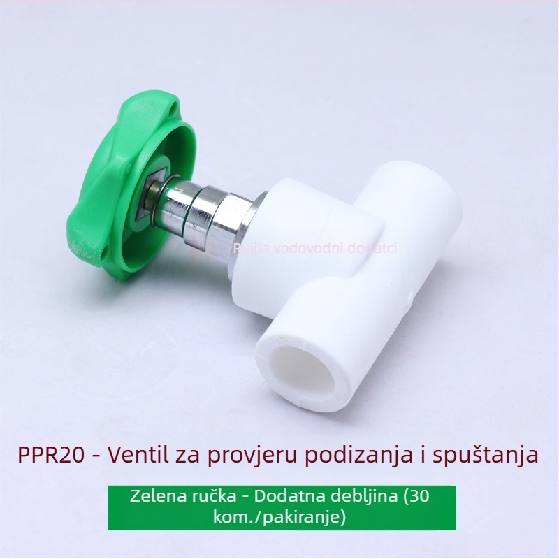 Jadro ventila tipa circlip za PPR i bakrene cijevi, visoka temperatura, model 202532, debljina zida 4
