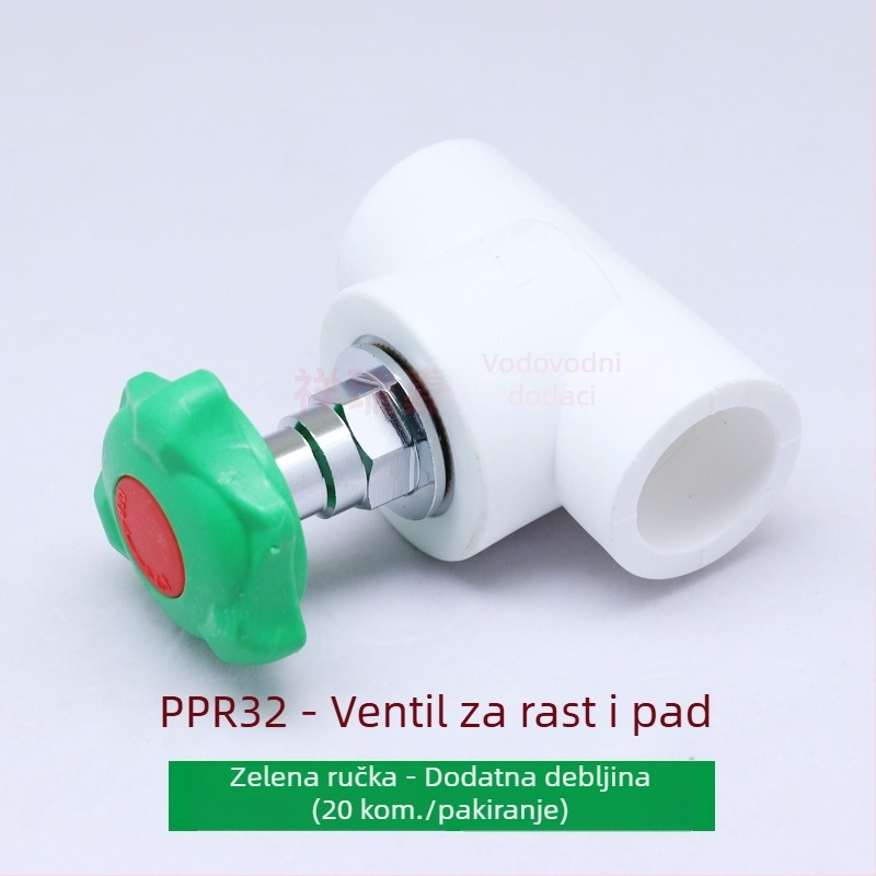 Jadro ventila tipa circlip za PPR i bakrene cijevi, visoka temperatura, model 202532, debljina zida 4