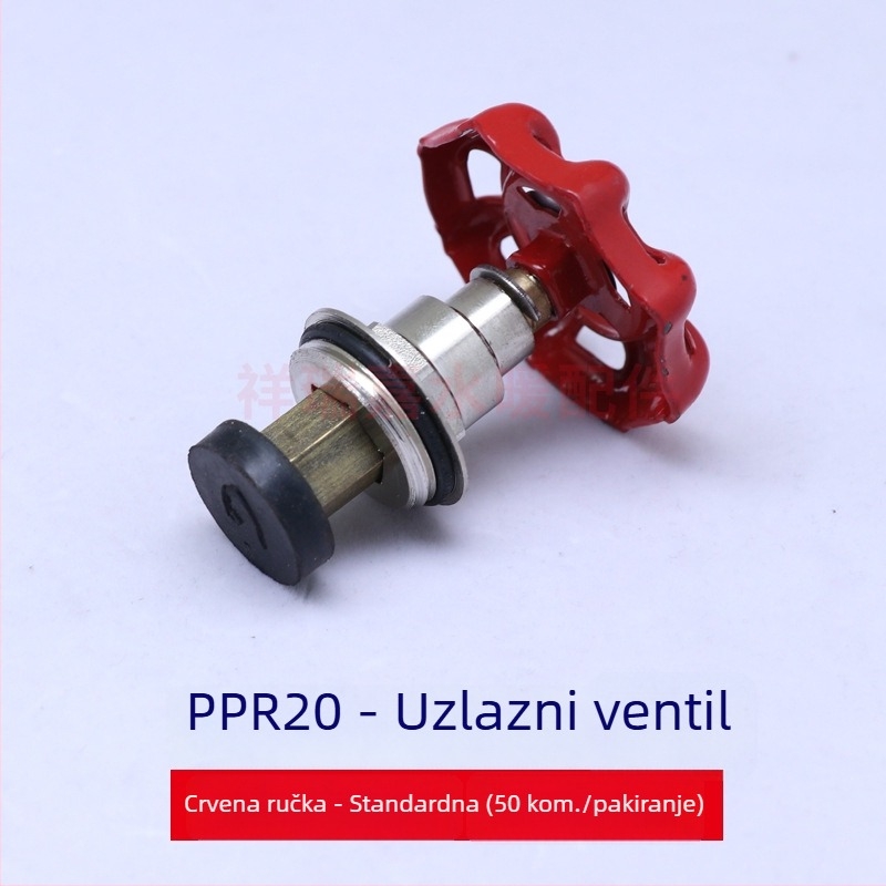 Jadro ventila tipa circlip za PPR i bakrene cijevi, visoka temperatura, model 202532, debljina zida 4