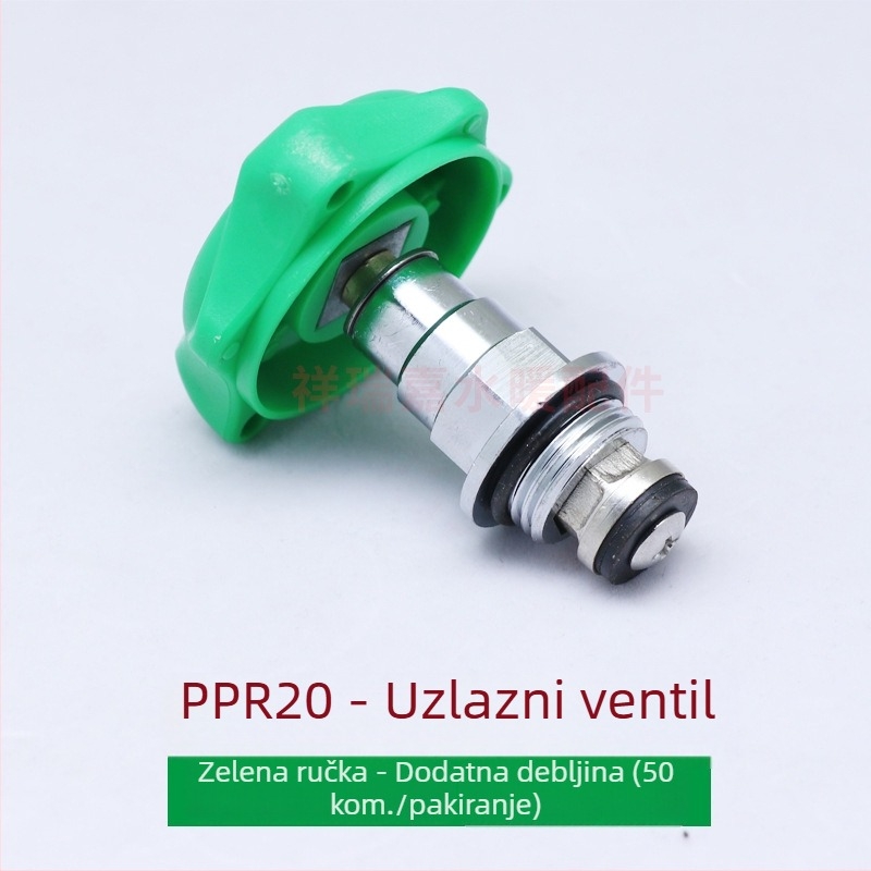 Jadro ventila tipa circlip za PPR i bakrene cijevi, visoka temperatura, model 202532, debljina zida 4