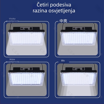 Prijenosna LED kamp lampa za ulične štandove, 432 LED dioda, 150W, ulaz 5V/2A, vanjsko snažno osvjetljenje