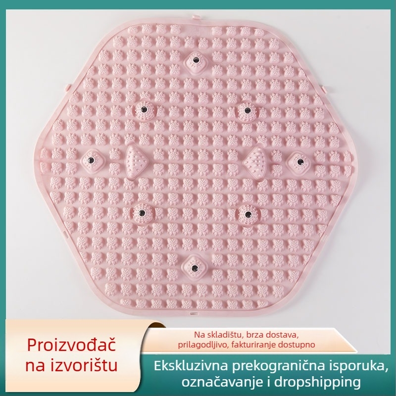 Proširena velika verzija: masažna podloga za stopala s akupresurnim pločama, povećana i deblja, pogodna za cijelu obitelj