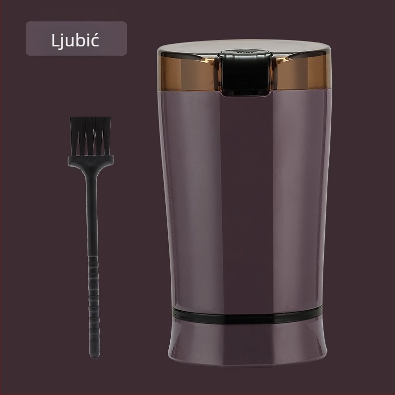 Mlin za žitarice i kavu - nehrđajući čelik, električni mini stolni mlin, Guoxin, 60W, 10000 RPM, 2 oštrice, 110-240V