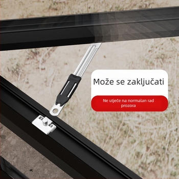 Držač prozora od nehrđajućeg čelika, europskog stila, Huashengda, moderni minimalistički dizajn, za prozore, ladice i vrata ormara