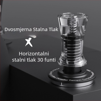 Tamper za kavu - nehrđajući čelik, moderni minimalistički stil, 240 g, šifra proizvoda A015, Kraft papir pakiranje
