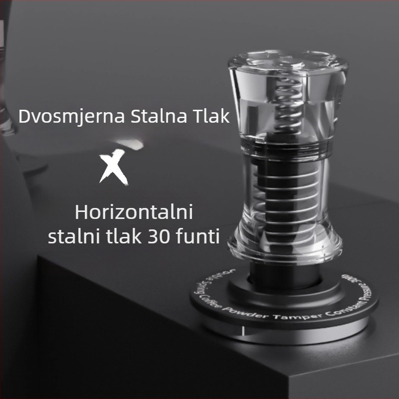 Tamper za kavu - nehrđajući čelik, moderni minimalistički stil, 240 g, šifra proizvoda A015, Kraft papir pakiranje