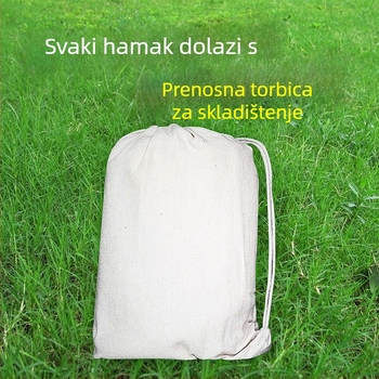 Hamak od platna za vanjsku upotrebu (Marka: Fuhua, Nosivost: 200 kg, Težina: 1,5 kg)