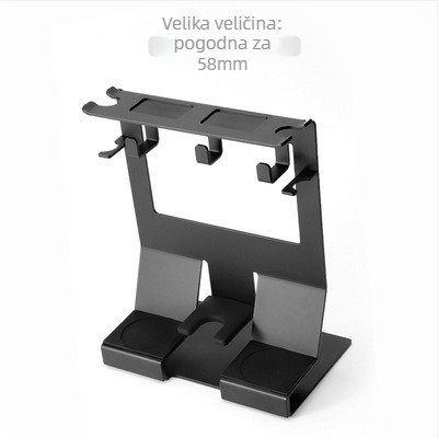Držač za kućne i barske kavne potrepštine, metalni, moderan minimalistički stil, za dom i kafić
