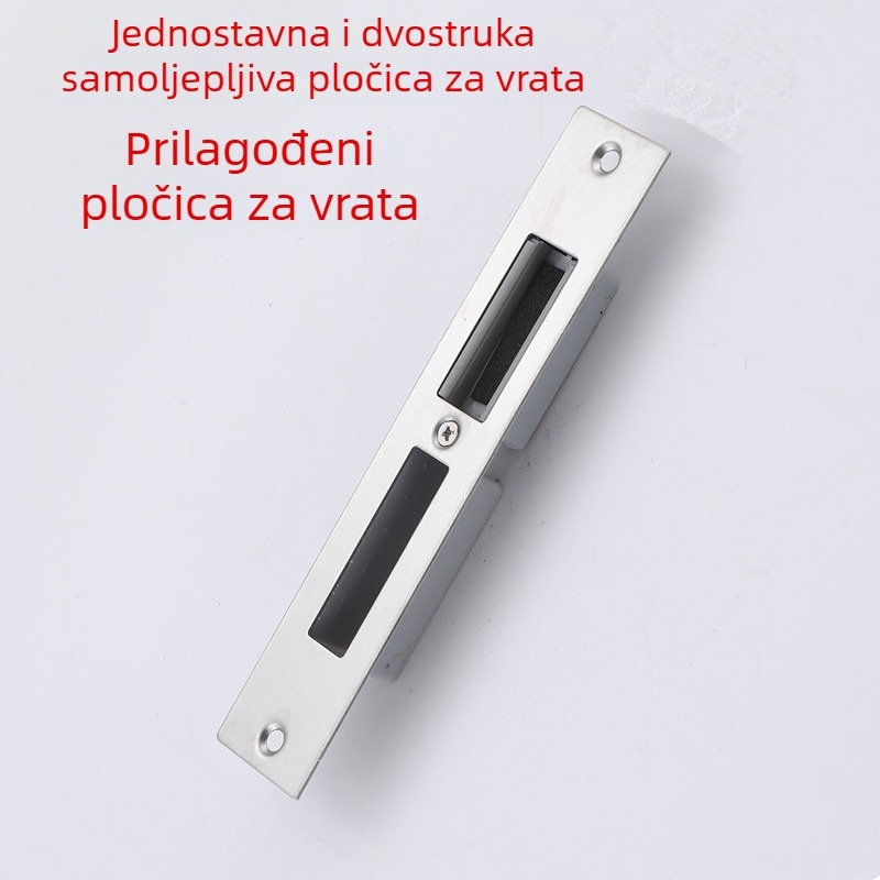 Ploča brave za vrata s lijevim ili desnim vijkom; mali model